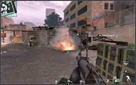 Juggernauts run from fragmentation grenades and when they see a mine - they shoot it - Echo - High Explosive - Spec Ops - Call of Duty: Modern Warfare 2 Game Guide