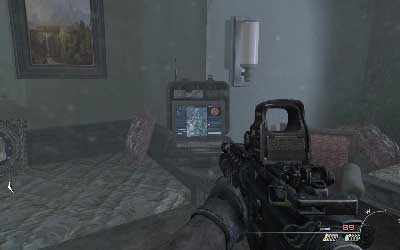 On the street go left and walk into building with white doors - [Act I] Persona Non Grata - Walkthrough - Call of Duty: Modern Warfare 3 - Game Guide and Walkthrough