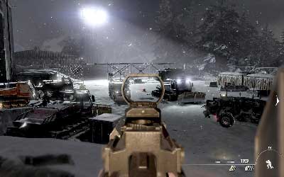 After a short run you will reach square with lots of hiding enemies - [Act I] Turbulence - Walkthrough - Call of Duty: Modern Warfare 3 - Game Guide and Walkthrough