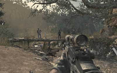 In the next area you will have to crawl a little and pass by some patrols - [Act I] Back on the Grid - Walkthrough - Call of Duty: Modern Warfare 3 - Game Guide and Walkthrough