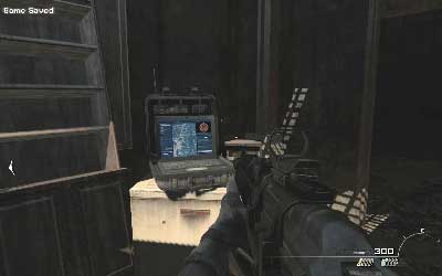 When the sequence is end shoot to foes who will run on to the alley and leave the tower - [Act I] Back on the Grid - Walkthrough - Call of Duty: Modern Warfare 3 - Game Guide and Walkthrough