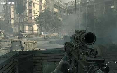 At the end of the street you will find another square filled with enemies - [Act II] Goalpost - Walkthrough - Call of Duty: Modern Warfare 3 - Game Guide and Walkthrough