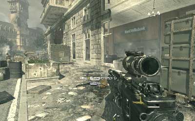 At some moment you will get to place where allied tank will join you - [Act II] Goalpost - Walkthrough - Call of Duty: Modern Warfare 3 - Game Guide and Walkthrough