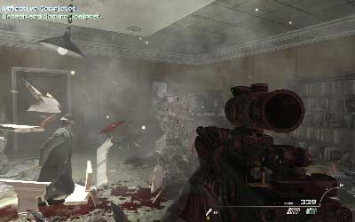 Go along the corridor which leads to the doors - [Act II] Goalpost - Walkthrough - Call of Duty: Modern Warfare 3 - Game Guide and Walkthrough