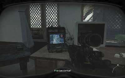 When Price interrogates the prisoner move to the desk where you will find intel #24 - [Act II] Return to Sender - Walkthrough - Call of Duty: Modern Warfare 3 - Game Guide and Walkthrough