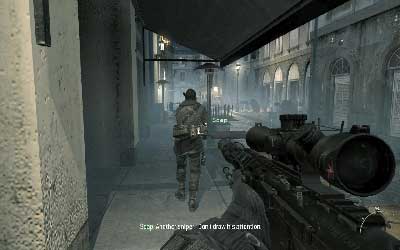 Continue until you get on the street - [Act II] Eye of the Storm - Walkthrough - Call of Duty: Modern Warfare 3 - Game Guide and Walkthrough