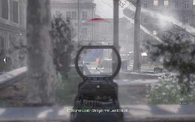 When all foes are dead leave the building and move toward the sport filed - [Act II] Blood Brothers - Walkthrough - Call of Duty: Modern Warfare 3 - Game Guide and Walkthrough