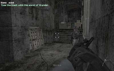 After a while you reach the place where Price will place charge - [Act III] Stronghold - Walkthrough - Call of Duty: Modern Warfare 3 - Game Guide and Walkthrough