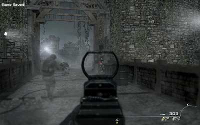Jump on the bridge and run on the other side shooting in enemies - [Act III] Stronghold - Walkthrough - Call of Duty: Modern Warfare 3 - Game Guide and Walkthrough