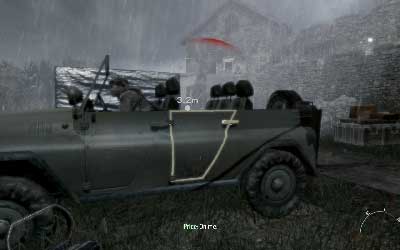 When you reach the square behind the bridge move toward the vehicle standing on the right - [Act III] Stronghold - Walkthrough - Call of Duty: Modern Warfare 3 - Game Guide and Walkthrough