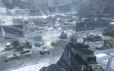 At the end you will reach the exit door - [Act III] Down the Rabbit Hole - Walkthrough - Call of Duty: Modern Warfare 3 - Game Guide and Walkthrough