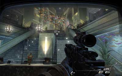 Start moving toward the building and look out on enemies with grenade launchers - [Act III] Dust to Dust - Walkthrough - Call of Duty: Modern Warfare 3 - Game Guide and Walkthrough