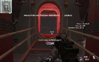 When you eliminate all opponents the new group will run into the room through the middle passage on the higher deck - Over Reactor - SpecOps missions - Call of Duty: Modern Warfare 3 - Game Guide and Walkthrough