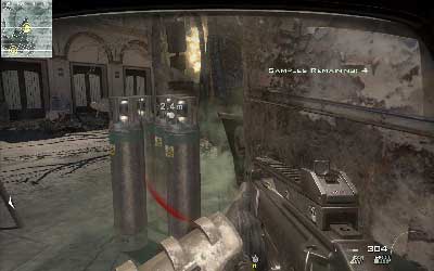 Now move to the bottles and get some samples - Toxic Paradise - SpecOps missions - Call of Duty: Modern Warfare 3 - Game Guide and Walkthrough