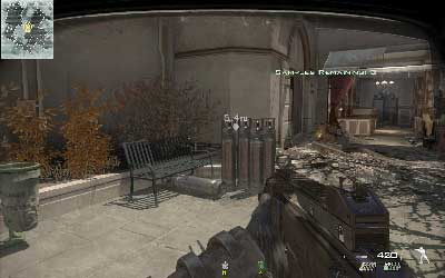 When you get down you can refill your supplies in the crate on the left - Toxic Paradise - SpecOps missions - Call of Duty: Modern Warfare 3 - Game Guide and Walkthrough