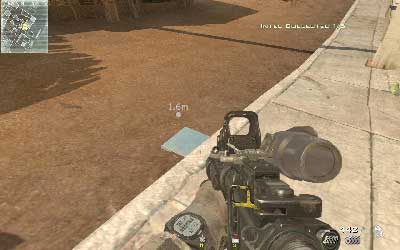 After that eliminate soldier in the alley on the right and two another whose run from the corner on the left side of market - Fatal Extraction - SpecOps missions - Call of Duty: Modern Warfare 3 - Game Guide and Walkthrough