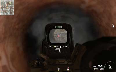 When you reach the pipe move inside and when you be near the end shoot down soldier - Fatal Extraction - SpecOps missions - Call of Duty: Modern Warfare 3 - Game Guide and Walkthrough