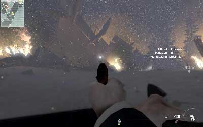 When guard from the top starts approaching shoot him and quickly eliminate two others enemies standing on the left side - Hostage Taker - SpecOps missions - Call of Duty: Modern Warfare 3 - Game Guide and Walkthrough