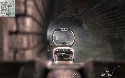 After that move to the ladder leading down, throw flash bang into the hole, jump to the severs and eliminate stunned foes - Server Crash - SpecOps missions - Call of Duty: Modern Warfare 3 - Game Guide and Walkthrough