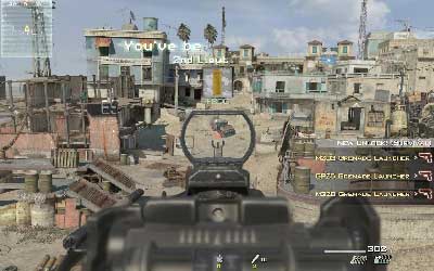 At the end of the flight on the street drives next car with machinegun - Smack Town - SpecOps missions - Call of Duty: Modern Warfare 3 - Game Guide and Walkthrough