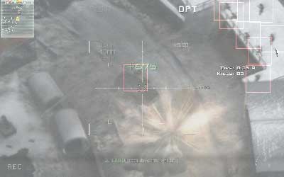 After activation of the second computer clear path to the last point - it's a bunker on the right and lots of soldiers and vehicles will show on the road in front of it - Fire Mission - SpecOps missions - Call of Duty: Modern Warfare 3 - Game Guide and Walkthrough