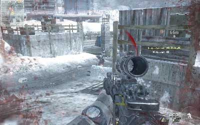 Wait until your partner clear the path for you - Fire Mission - SpecOps missions - Call of Duty: Modern Warfare 3 - Game Guide and Walkthrough