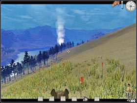 Once you've reached your destination (#1), leave the horse and make a few steps forward - Chapter IX: Level 1 Walkthrough - Chapter IX - Call of Juarez - Game Guide and Walkthrough