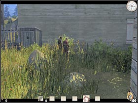 The bandits will start moving towards one of the main areas of the city (#1) - Chapter I: Level 3 Walkthrough - Chapter I - Call of Juarez - Game Guide and Walkthrough