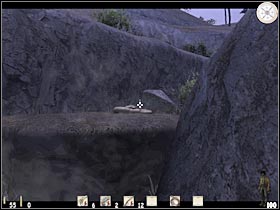 The easiest way to deal with this kind of problem would be to use the whip (#1) - Chapter IV: Level 3 Walkthrough - Chapter IV - Call of Juarez - Game Guide and Walkthrough