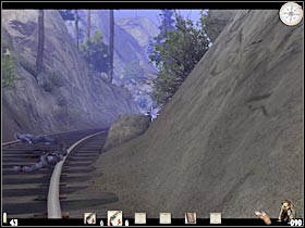 Keep moving towards the train - Chapter VI: Level 1 Walkthrough - Chapter VI - Call of Juarez - Game Guide and Walkthrough