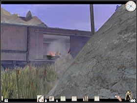 You can check the carriage (#1) and its surroundings if you want to - Chapter VI: Level 1 Walkthrough - Chapter VI - Call of Juarez - Game Guide and Walkthrough