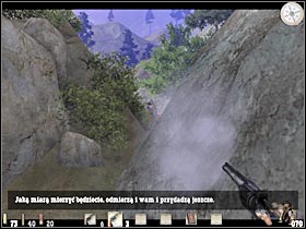 You will have to turn around and look up - Chapter VI: Level 2 Walkthrough - Chapter VI - Call of Juarez - Game Guide and Walkthrough