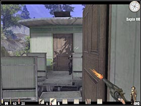 You will have to repeat this entire sequence (#1), however you probably won't be able to kill all enemies during a single attack - Chapter VI: Level 2 Walkthrough - Chapter VI - Call of Juarez - Game Guide and Walkthrough