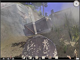 Now you will have to move back to a safe distance - Chapter VI: Level 2 Walkthrough - Chapter VI - Call of Juarez - Game Guide and Walkthrough