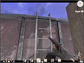 I would recommend that you choose your rifle from the inventory - Chapter VI: Level 2 Walkthrough - Chapter VI - Call of Juarez - Game Guide and Walkthrough