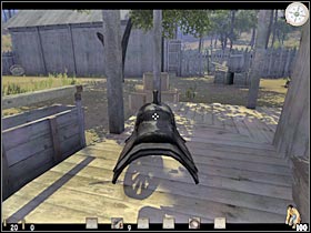 I guess it's fairly obvious that you'll have to return to the horse - Chapter VII: Level 2 Walkthrough - Chapter VII - Call of Juarez - Game Guide and Walkthrough