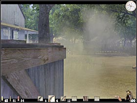 You should also try getting closer to a large wagon (#1) - Chapter VIII: Level 2 Walkthrough - Chapter VIII - Call of Juarez - Game Guide and Walkthrough