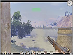 You should be able to locate a cannon here (#1) - Chapter XIV: Level 1 Walkthrough - Chapter XIV - Call of Juarez - Game Guide and Walkthrough