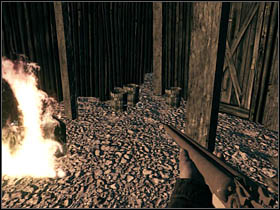 When all three horses ended up in your hiding place, the building will be set on fire - Chapter XIV - Walkthrough - Thomas - Call of Juarez: Bound in Blood - Game Guide and Walkthrough