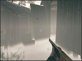 The last but one secret can be found behind the dark barn before you will reach the graveyard - Chapter XIII - Secrets - Call of Juarez: Bound in Blood - Game Guide and Walkthrough