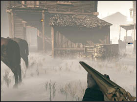 The second chest with the item is hidden next to the back door in the second hideout - Chapter XIII - Secrets - Call of Juarez: Bound in Blood - Game Guide and Walkthrough