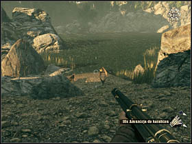 When Indian will come back with the medallion go towards the bank (left screen) - Chapter XI - Walkthrough - part 2 - Call of Juarez: Bound in Blood - Game Guide and Walkthrough