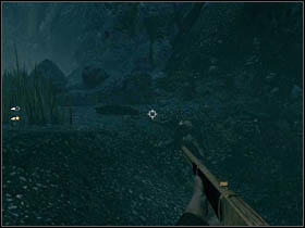 The last one is located next to the dead body in the most beautiful cave in the whole game (nearby the characteristic beams) - Chapter X - Secrets - Call of Juarez: Bound in Blood - Game Guide and Walkthrough