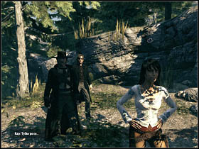 When the conversation will go to the end follow another star (no one will attack you in that moment of the gameplay) - Chapter X - Brothers - Call of Juarez: Bound in Blood - Game Guide and Walkthrough