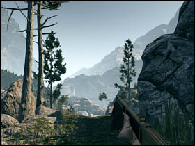 After taking control over one of the brothers go to the point marked by the game - Chapter X - Walkthrough - Call of Juarez: Bound in Blood - Game Guide and Walkthrough