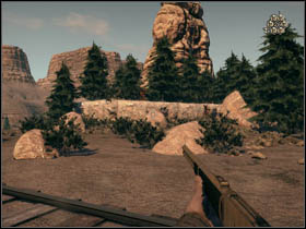 After killing the first wave of opponents you will be ask to protect the other side of the construction site - Chapter VIII - Walkthrough - Call of Juarez: Bound in Blood - Game Guide and Walkthrough