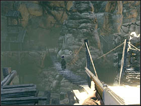 The way on the top is long and winding and you shouldn't expect any break in the shooting - Chapter V - Walkthrough - Call of Juarez: Bound in Blood - Game Guide and Walkthrough