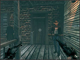 Next one is also opening the door - Chapter III - Brothers - Call of Juarez: Bound in Blood - Game Guide and Walkthrough