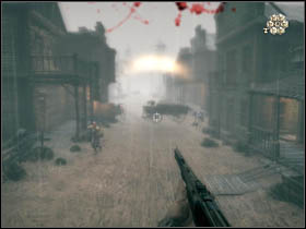 After a while you get to the place where the further way will be blocked - Chapter III - Walkthrough - Call of Juarez: Bound in Blood - Game Guide and Walkthrough