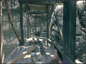 The last but one is on the biggest wooden construction (near that place you were ask to defeat a sniper) - Chapter V - Secrets - Call of Juarez: Bound in Blood - Game Guide and Walkthrough